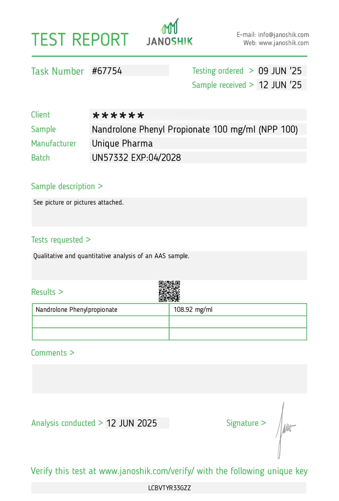 NPP 100 Nandrolone Phenyl Propionate 100mg/ml 10 ml (UP) - Image 2