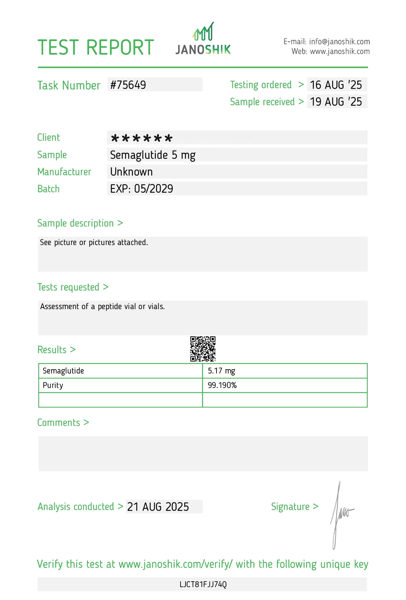 Semaglutide(Ozempic) 5mg Novo – Image 2